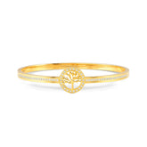 Pretty Bangles Gold Tree of Life with CZ - Small