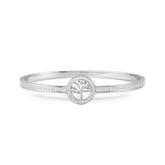 Pretty Bangles Stainless Steel Tree of Life with CZ - Large