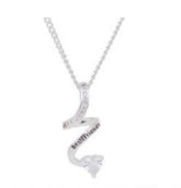 Equilibrium Best Friends Swirl Sentiment Necklace