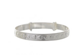 Equilibrium Baby Heart Silver Bangle