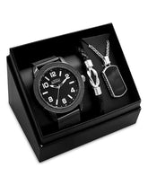 Men's Republic Watch Set with Dog Tag and Bracelet