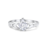 Claddagh Ring with Cubic Zirconia