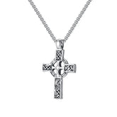 Celtic Knot Cross Stainless Steel Pendant