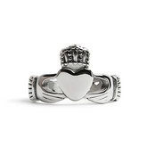 Celtic Claddagh Stainless Steel Ring