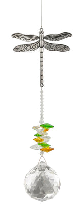 Dragonfly Eternity Crystal Suncatcher
