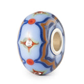 Trollbeads Azure Porcelain Gleam Bead TGLBE-00251