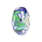 Trollbeads Blue Iris Bloom Bead TGLBE-20384