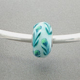 Trollbeads Opaque Ferns Unique Single