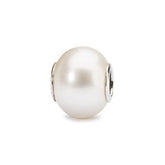 Trollbeads White Pearl Bead TAGBE-00085