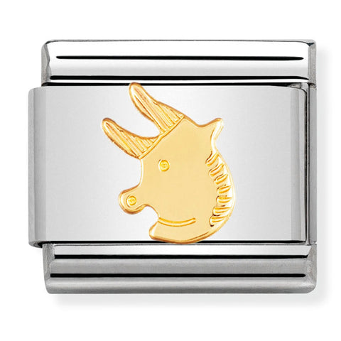 Nomination Composable Classic Link 030104/02 Taurus in 18K Gold