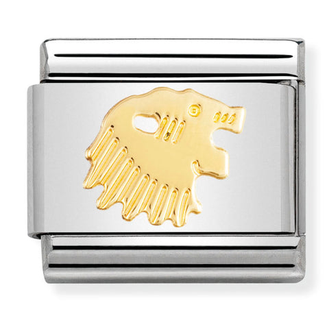 Nomination Composable Classic Link 030104/05 Leo in 18K Gold