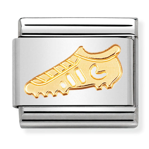 Nomination Composable Classic Link 030106/04 Football Boot in 18K Gold