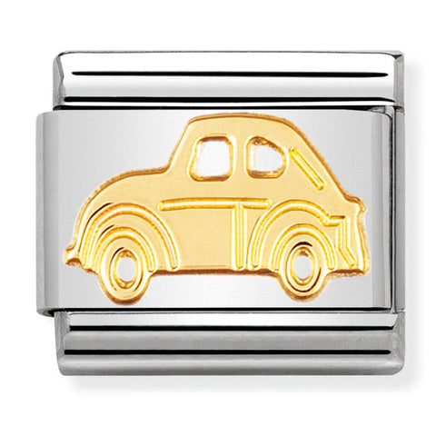 Nomination Composable Classic Link 030108/05 Car in 18K Gold