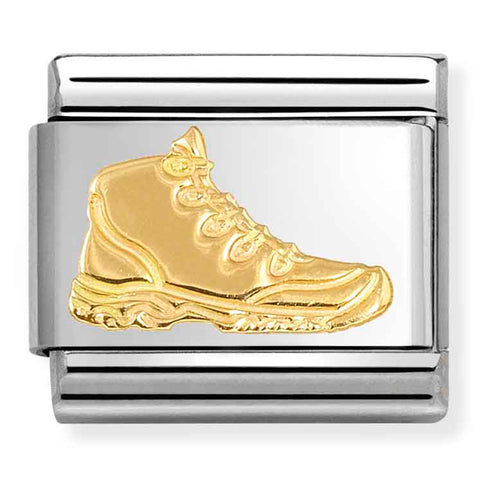 Nomination Composable Classic Link 030109/46 Hiking Shoe in 18K Gold