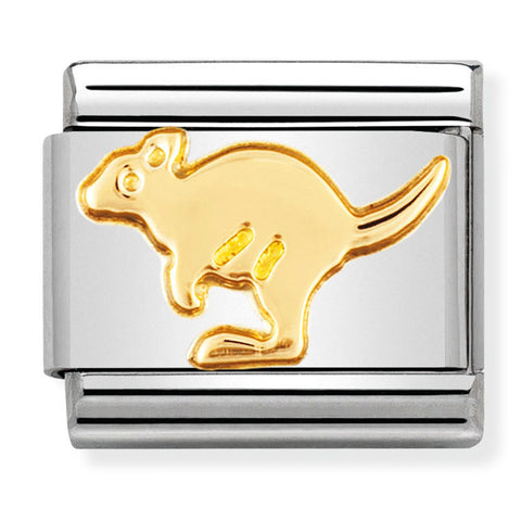 Nomination Composable Classic Link 030112/05 Kangaroo in 18K Gold