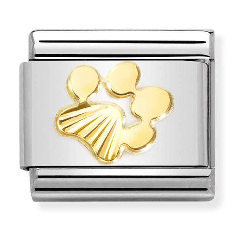 Nomination Composable Classic Link 030149/44 Paw Print in Gold