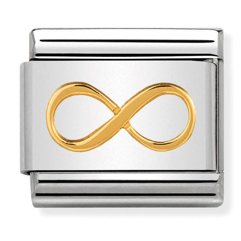 Nomination Composable Classic Link 030162/41 Infinity in 18K Gold
