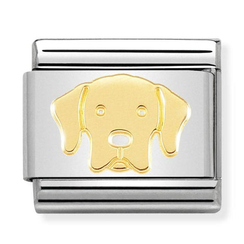 Nomination Composable Classic Link 030162/57 Labrador in 18K Gold