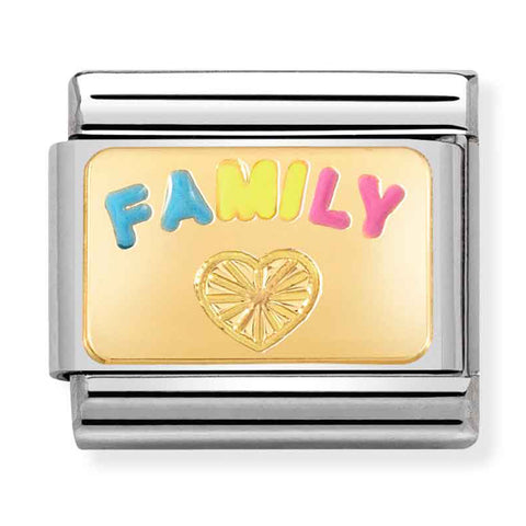 Nomination Composable Classic Link 030284/57 Family in Gold