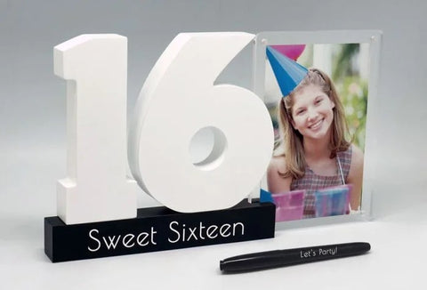 16th Birthday Celebration Signature Photo Frame
