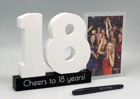 18th Birthday Celebration Signature Photo Frame
