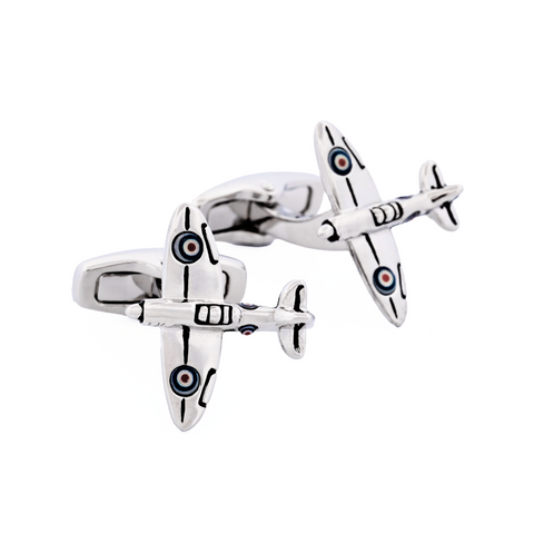 Cudworth Spitfire Silver Cufflinks