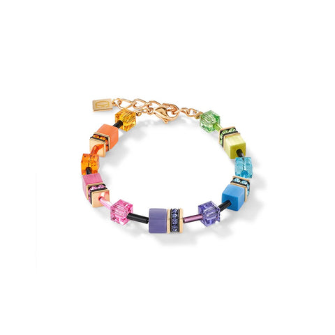 Coeur de Lion GeoCube Fresh Rainbow Bracelet