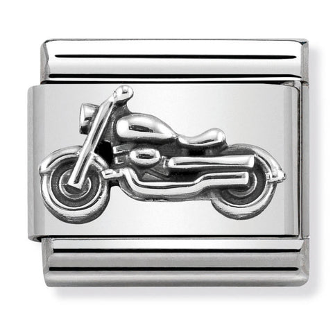 Nomination Composable Classic Link 330101/32 Vintage Motorbike in 925 Silver