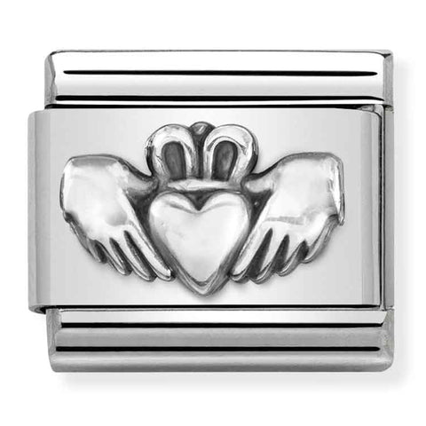 Nomination Composable Classic Link 330101/53 Claddagh in Silver