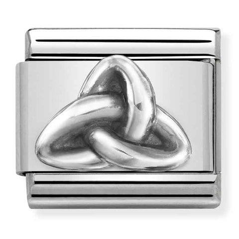 Nomination Composable Classic Link 330101/54 Trinity Knot in Silver