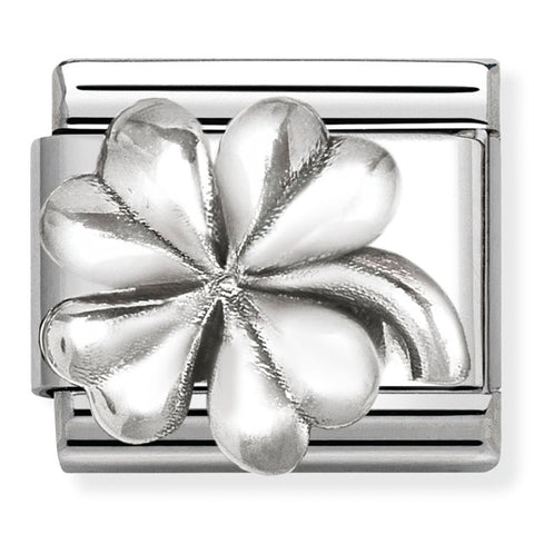 Nomination Composable Classic Link 330101/96 Four Leaf Clover in 925 Silver