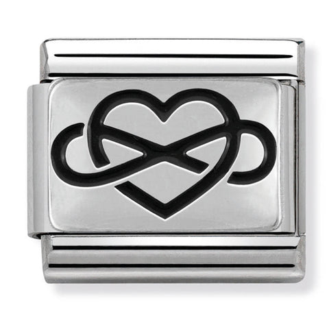 Nomination Composable Classic Link 330102/05 Infinity Heart in 925 Silver