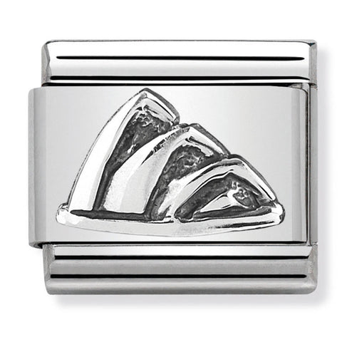 Nomination Composable Classic Link 330105/24 Opera House Relief in 925 Silver