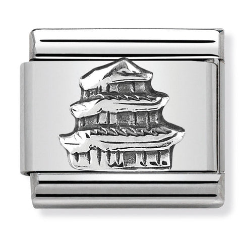 Nomination Composable Classic Link 330105/25 Pagoda in 925 Silver