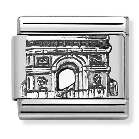 Nomination Composable Classic Link 330105/31 Arc de Triomphe in 925 Silver