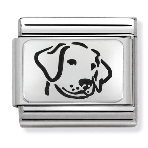 Nomination Composable Classic Link 330109/06 Dog in 925 Silver
