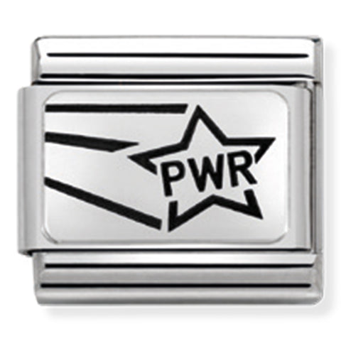 Nomination Composable Classic Link 330109/19 Power Star (Girl Power Set) in 925 Silver