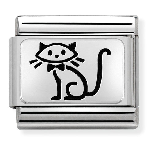 Nomination Composable Classic Link 330109/53 Kitten in 925 Silver
