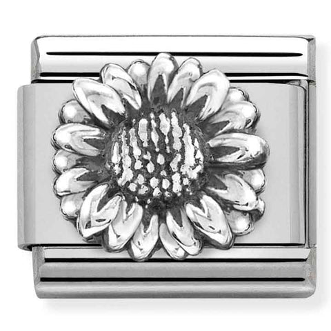 Nomination Composable Classic Link 330110/22 Sunflower in Silver