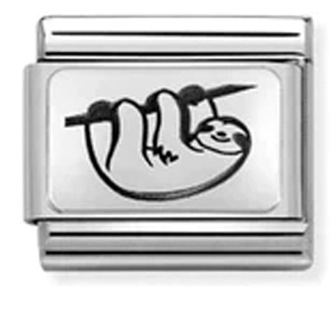Nomination Composable Classic Link 330111/34 Sloth in 925 Silver