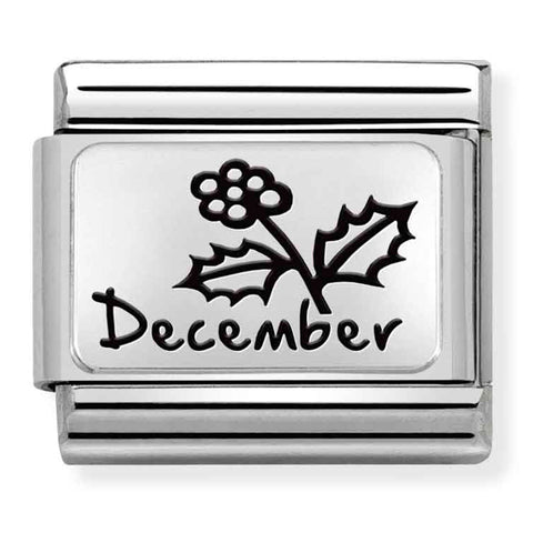 Nomination Composable Classic Link 330112/24 December Flower in 925 Silver