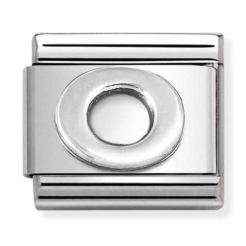 Nomination Composable Classic Link 330113/15 Letter O in 925 Silver