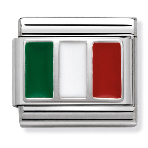 Nomination Composable Classic Link 330207/16 Italy in Enamel & 925 Silver