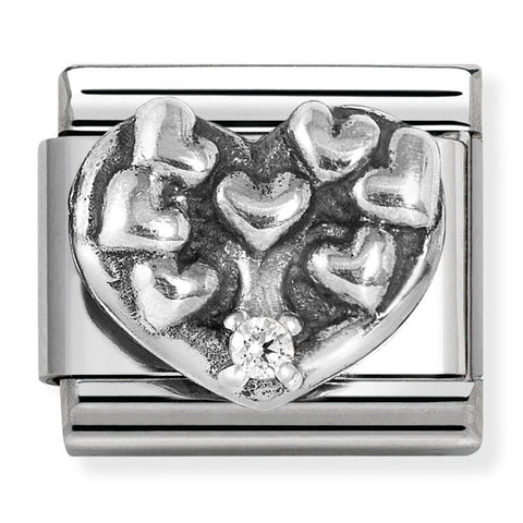 Nomination Composable Classic Link 330311/20 Heart Tree of Life in 925 Silver