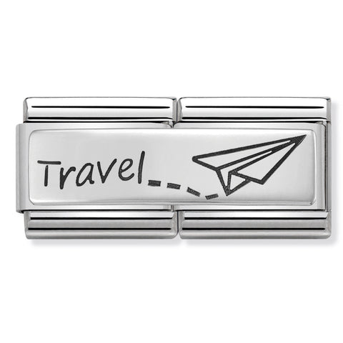 Nomination Composable Classic Double Link 330710/09 Travel in 925 Silver