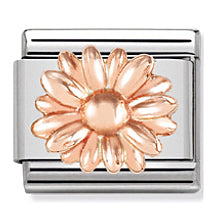 Nomination Composable Classic Link 430106/08 Daisy in 9K Rose Gold