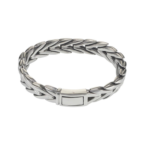 Cudworth Stainless Steel Byzantine Chain Bracelet