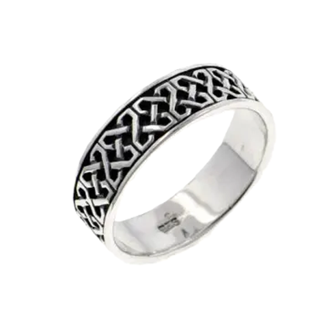 Celtic Eternity Knot Sterling Silver Ring