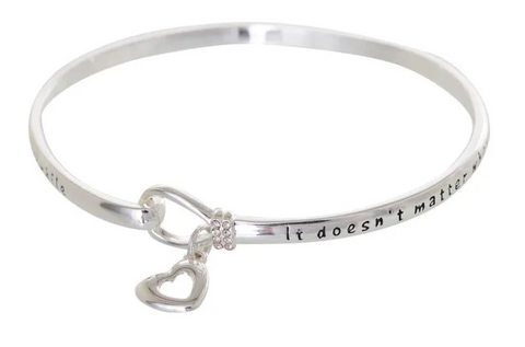 Equilibrium It Doesn't Matter Message Bangle