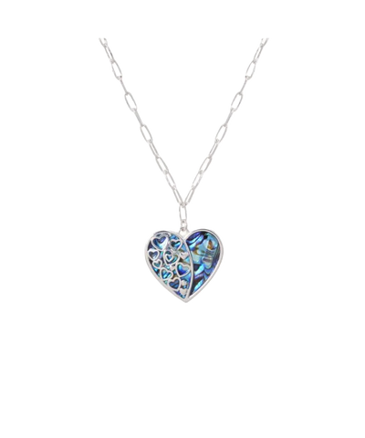 Equilibrium Multi Heart Long Paua Shell Necklace
